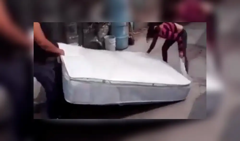 Vía Facebook: adquieren colchón económico y se llevan indignante sorpresa al abrirlo [VIDEO]