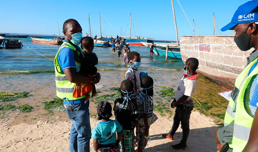 Niños en Mozambique