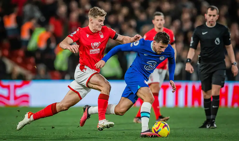 Chelsea no pudo mantener la ventaja que había conseguido en el primer tiempo. Foto: Nottingham Forest FC