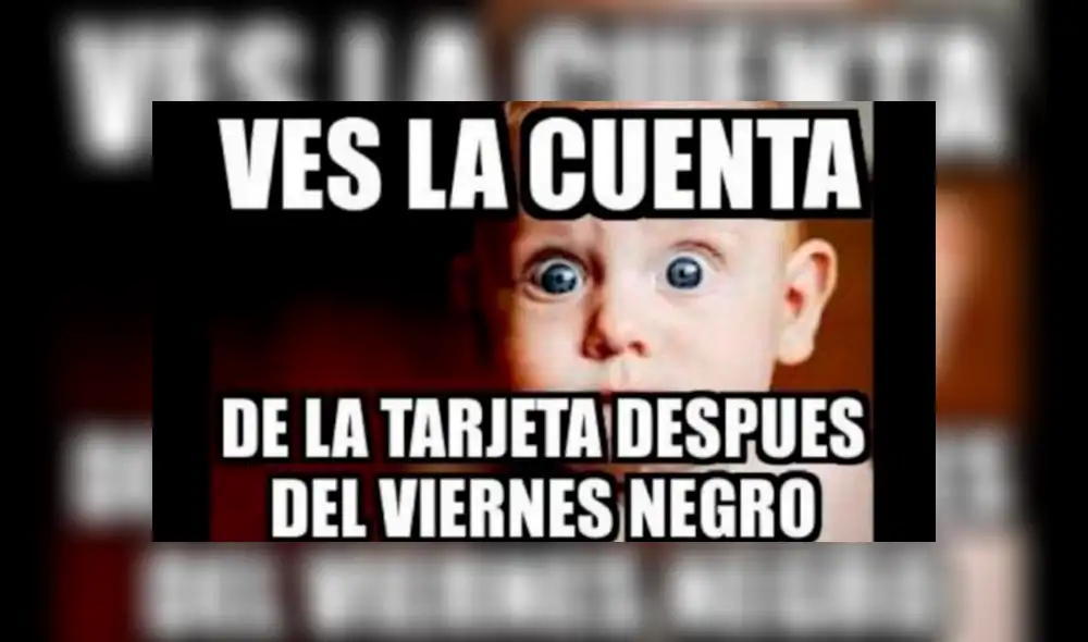 Facebook: usuarios se burlan del Black Friday y Cyber Monday con crueles memes