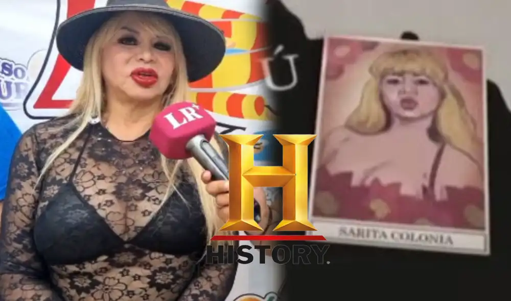 Susy Díaz es protagonista de una confusión en History Channel. Foto: composición LR/ Omar Coca - URPI / difusíon