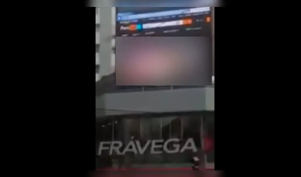 Argentina: hackean pantalla publicitaria y transmiten película porno [VIDEO]