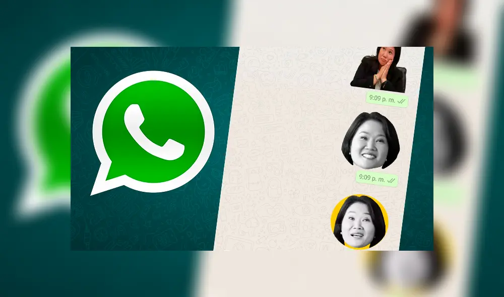 Whatsapp Trucos: aprende cómo conseguir los stickers de Keiko Fujimori para usar en conversaciones [FOTOS]
