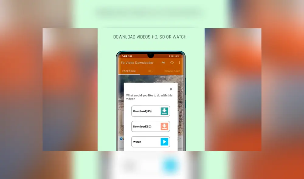 5. Te saldrán varias opciones, elige descargar. Foto: Captura. 5. Te saldrán varias opciones, elige descargar. Foto: Captura.