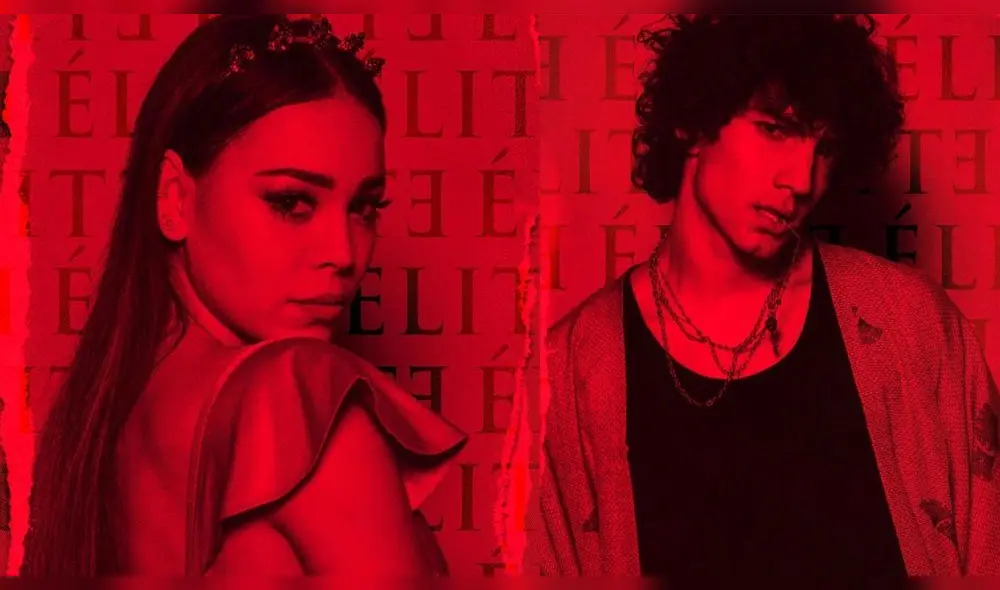 Actor de “Élite” da apasionado beso a Danna Paola en el cuello [VIDEO]