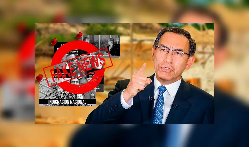 Difunden falsa información que vincula a Vizcarra con tráfico de oro