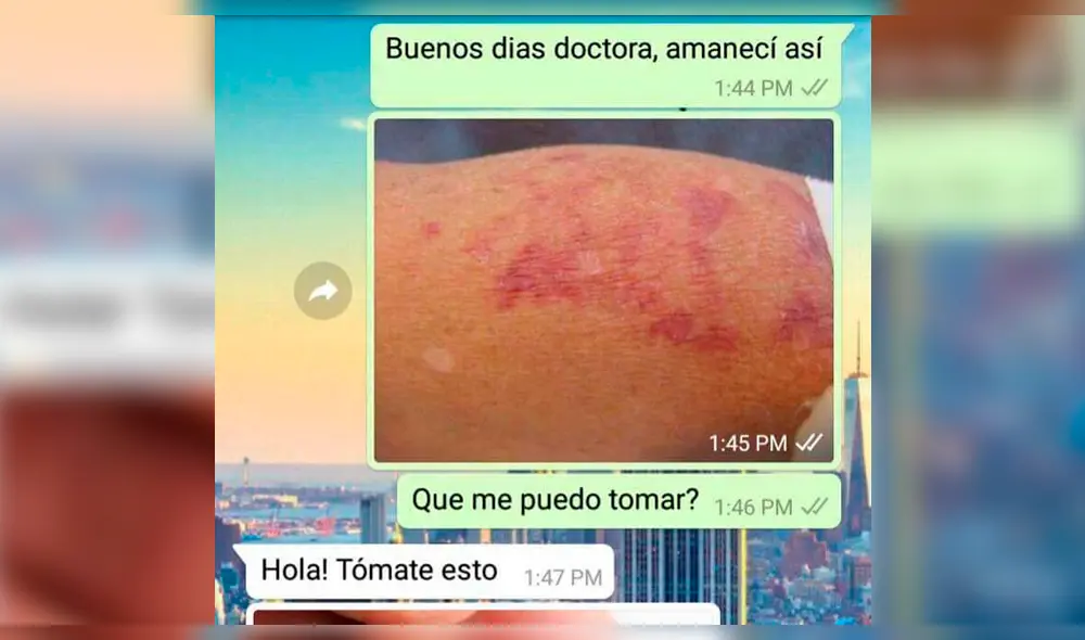WhatsApp: Hipocondríaca le escribe a su doctora y ella da curiosa respuesta