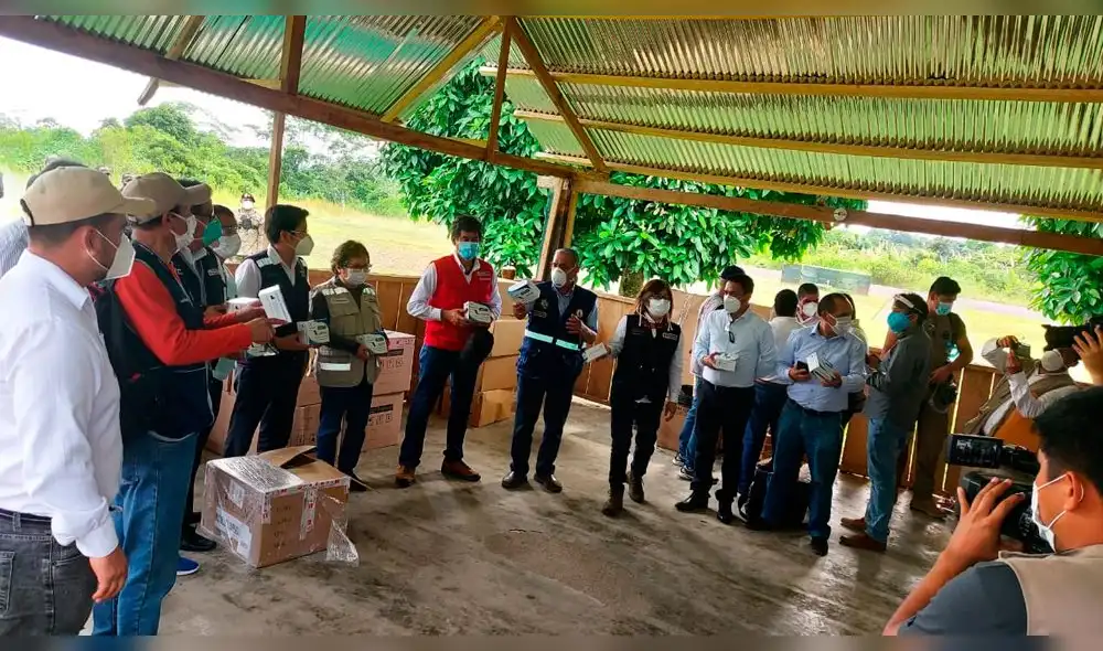 Entregan medicamentos en Condorcanqui Entregan medicamentos en Condorcanqui