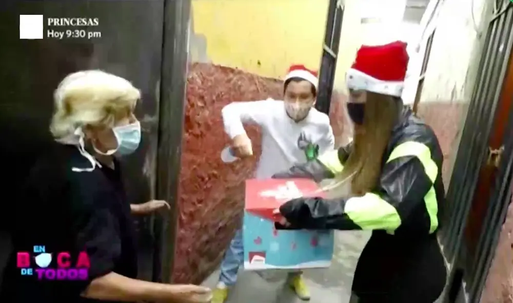 “En algún momento a mí me han traído canastas, regalitos, he ido a chocolatadas, entonces es parte de”, expresó la salsera. Foto: captura América Televisión “En algún momento a mí me han traído canastas, regalitos, he ido a chocolatadas, entonces es parte de”, expresó la salsera. Foto: captura América Televisión