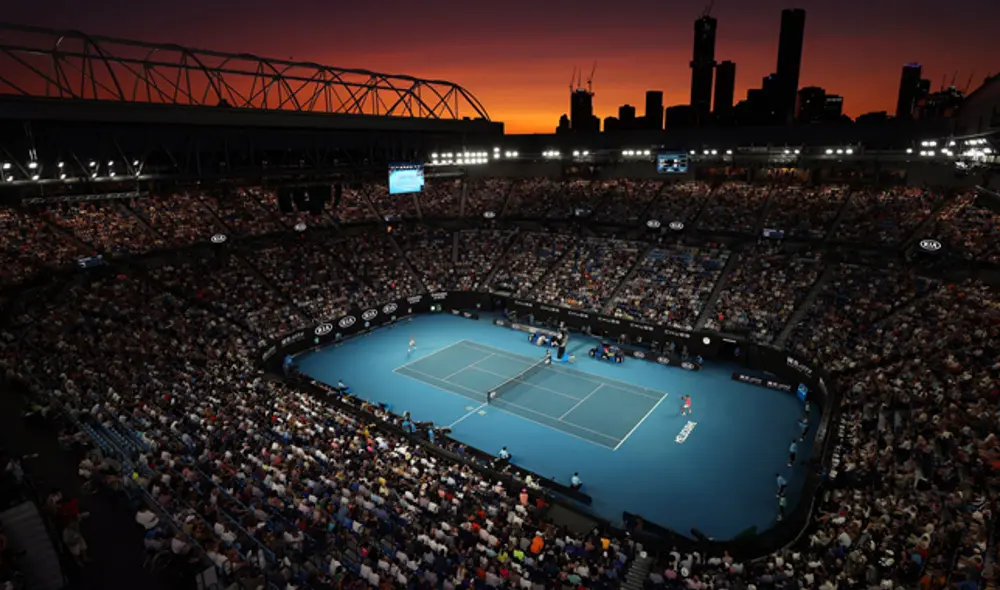 El Rod Laver Arena, campo donde se disputa el torneo (Foto: Getty Images)