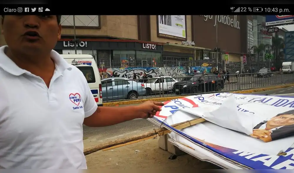 Atentan contra campaña de candidatos a la alcaldía de Santa Anita Atentan contra campaña de candidatos a la alcaldía de Santa Anita
