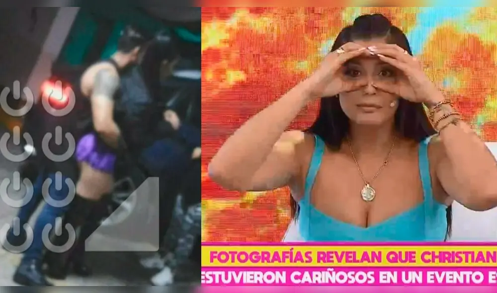 Christian Domínguez y Pamela Franco