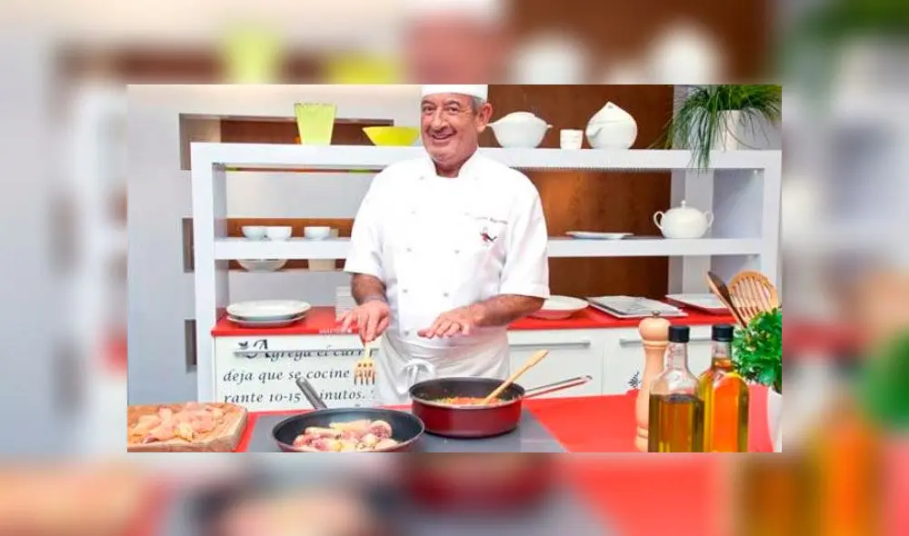 Karlos Arguiñano cocinero de televisión en Antena 3. Foto: difusión Karlos Arguiñano cocinero de televisión en Antena 3. Foto: difusión