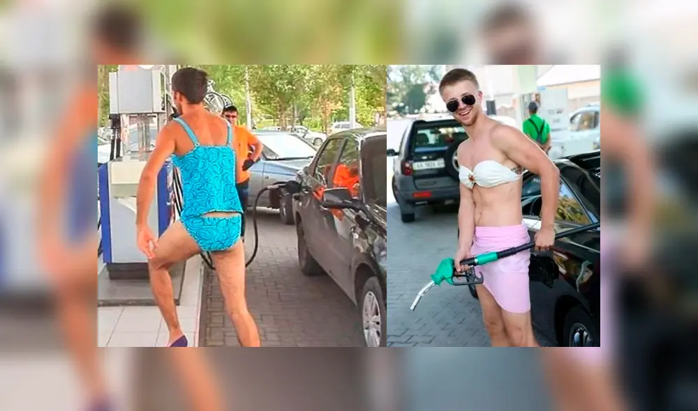 Desliza hacia la izquierda para ver las fotos del viral de Facebook, donde aparece un grupo de hombre vestidos con bikini. Desliza hacia la izquierda para ver las fotos del viral de Facebook, donde aparece un grupo de hombre vestidos con bikini.