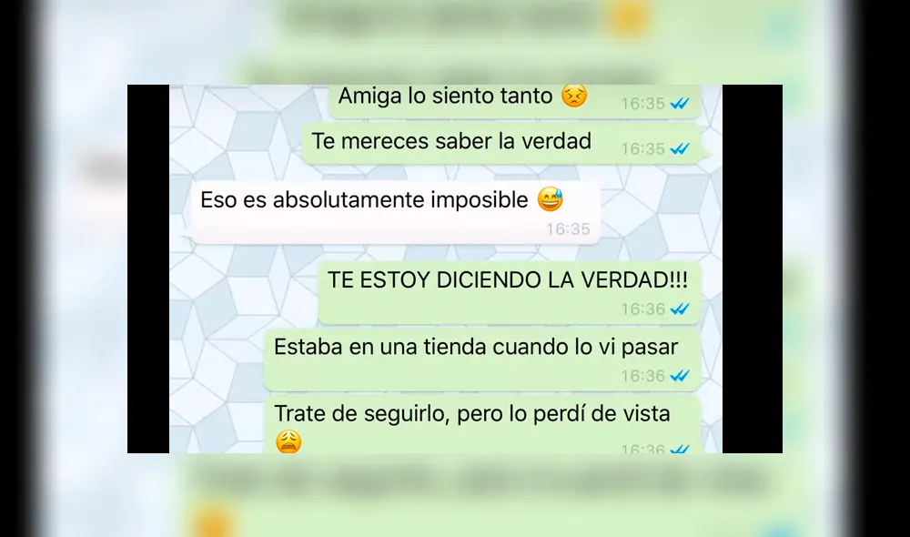 WhatsApp: Intentó advertir a su amiga de la infidelidad de su novio y terminó en ridículo [VIDEO]