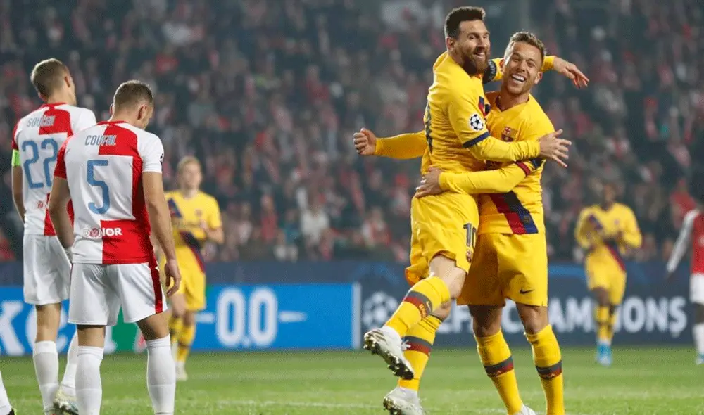 Barcelona vs. Slavia Praga EN VIVO por la Champions League Barcelona vs. Slavia Praga EN VIVO por la Champions League