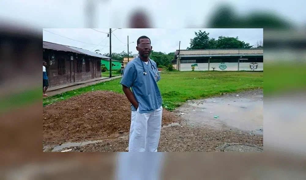 Heandel Rentería Córdoba estuvo en la primera línea de batalla contra el virus en Chocó. Foto: Telefé. Heandel Rentería Córdoba estuvo en la primera línea de batalla contra el virus en Chocó. Foto: Telefé.