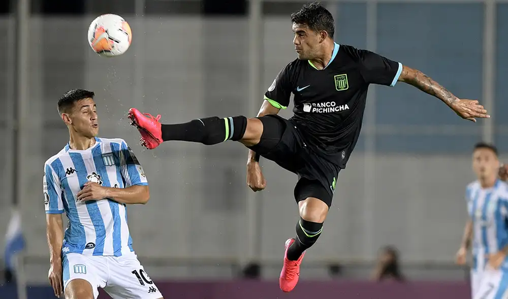 Alianza Lima perdió contra Racing Club por la Copa Libertadores 2020. Foto: AFP