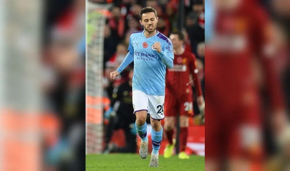 Bernardo Silva anotó el descuento para el City a 12 minutos del final del partido. Foto: EFE. Bernardo Silva anotó el descuento para el City a 12 minutos del final del partido. Foto: EFE.