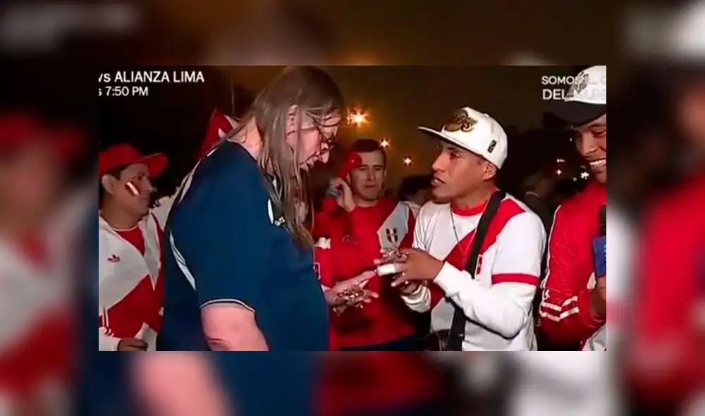 Escocés “protegió” su billetera de manera peculiar en el Estadio Nacional [VIDEO]