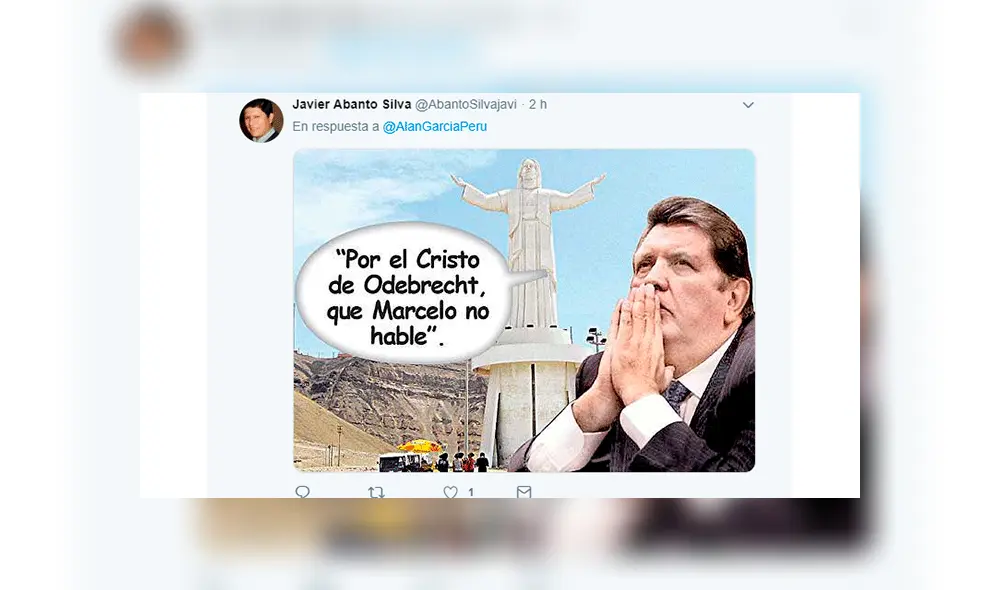 Vía Twitter: Alan García es víctima de memes por su 'selfie' frente al Estadio Nacional [FOTOS]