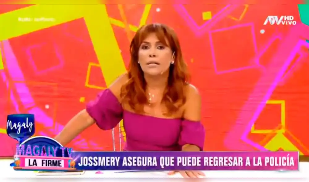 Jossmery Toledo criticada por Magay Medina por querer volver a la PNP. Foto: Captura Jossmery Toledo criticada por Magay Medina por querer volver a la PNP. Foto: Captura