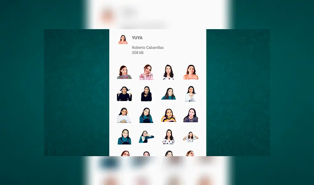 WhatsApp: Te enseñamos cómo descargar los stickers especiales de Yuya [FOTOS]