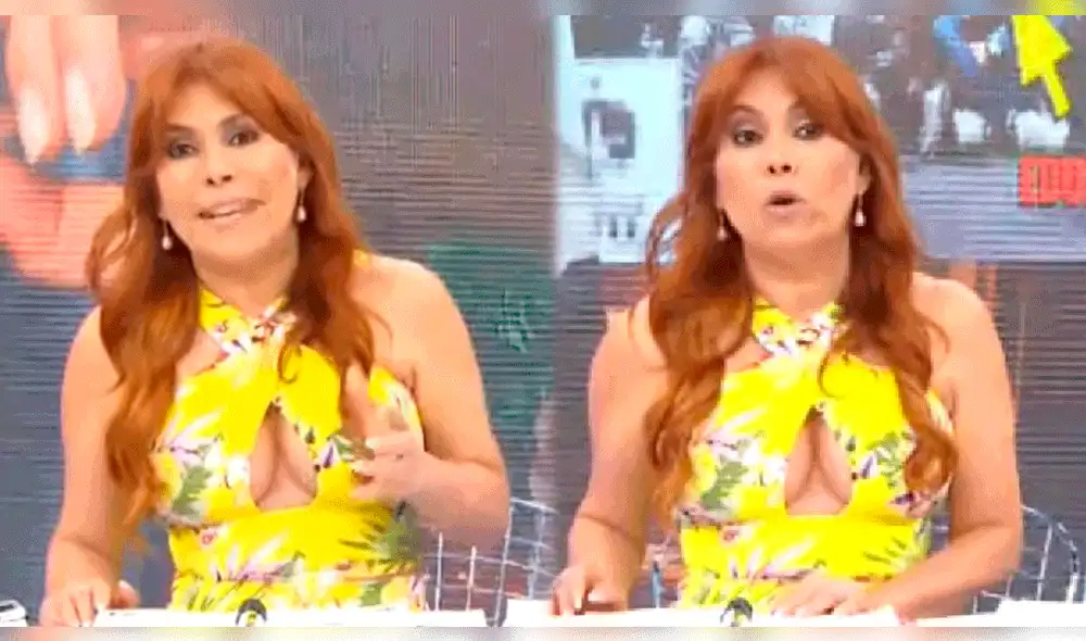 Magaly Medina se molesta con su producción en vivo. Foto: composición LR/ATV Magaly Medina se molesta con su producción en vivo. Foto: composición LR/ATV