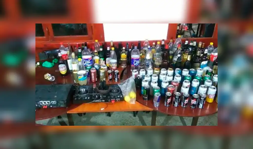 Efectivos policiales descubrieron fiesta electrónica pese a la cuarentena por el nuevo coronavirus. Foto: Facebook