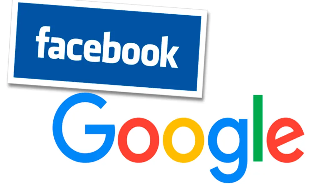 Facebook y Google. Facebook y Google.