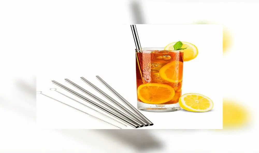 Alternativas amigables de sorbetes.