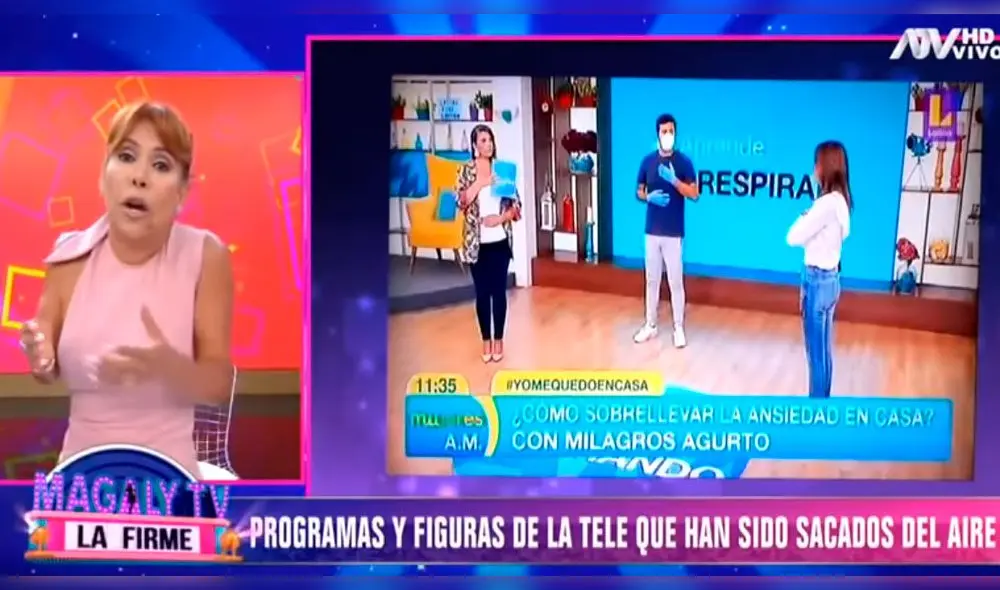 Magaly Tv, la firme  Foto: captura