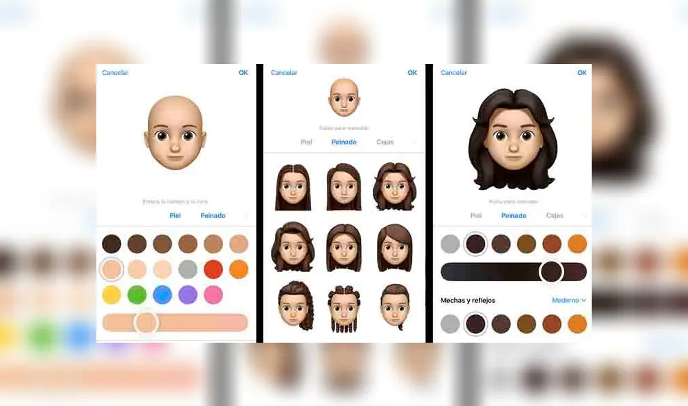 Crear emojis de tu cara en iPhone. (Fotos: Teknófilo) Crear emojis de tu cara en iPhone. (Fotos: Teknófilo)
