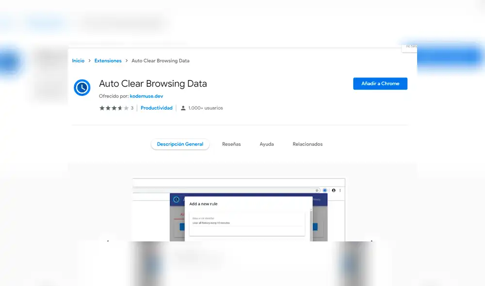 Con estas herramientas, podrás despreocuparte de darle mantenimiento a Chrome y mantenerlo limpio siempre que quieras con el menor esfuerzo. Imagen: Chrome Web Store.