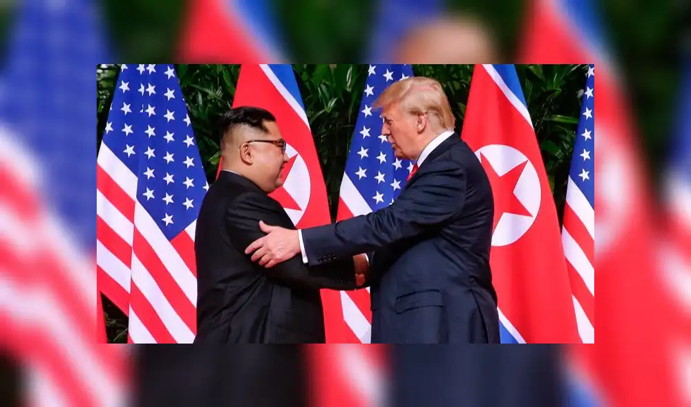 Donald Trump y Kim Jong-un se reúnen cara a cara en cumbre en Singapur [EN VIVO]