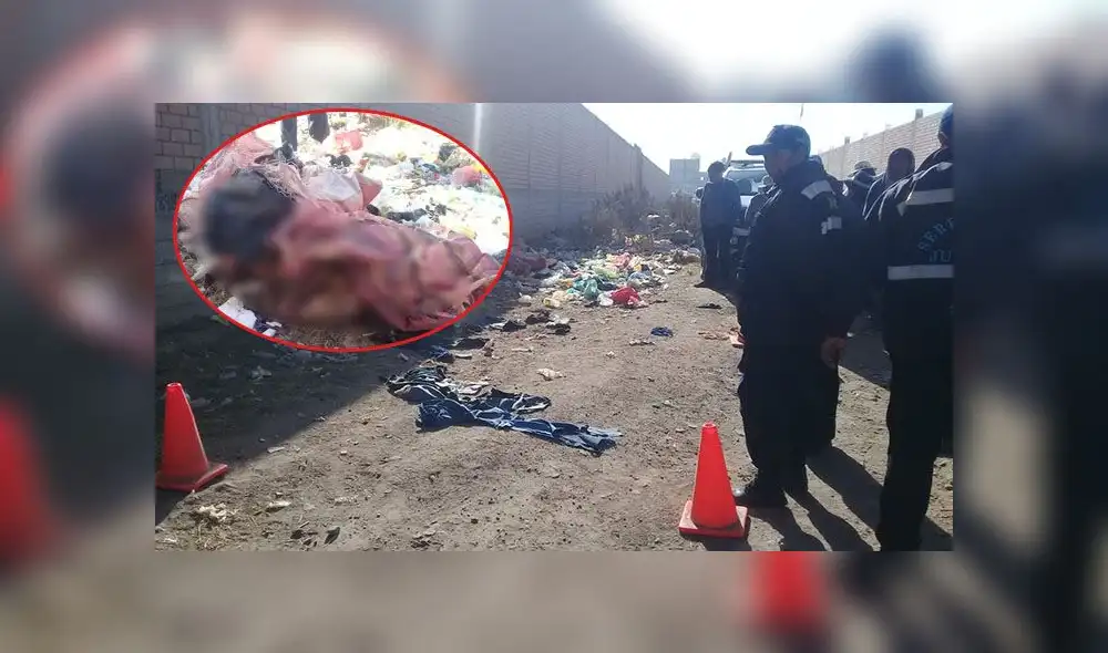 Hombre fue encontrado en un basural en Juliaca Hombre fue encontrado en un basural en Juliaca