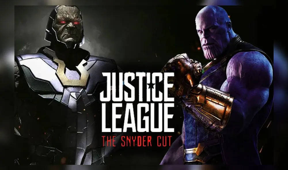 Darkseid es criticado por los fanáticos de Marvel por su parecido con Thanos. Foto: composición