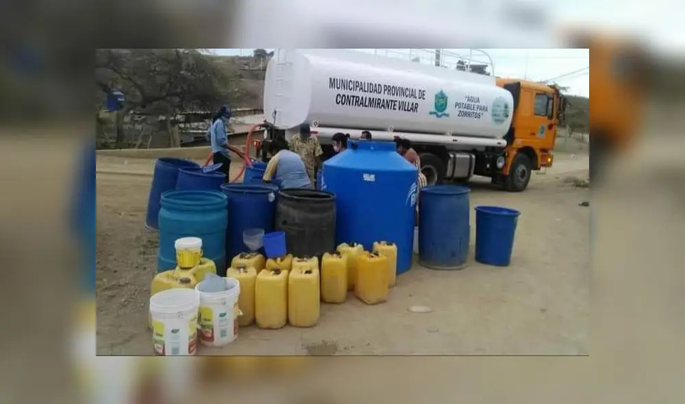 Moradores recibieron líquido elemental después de varios días