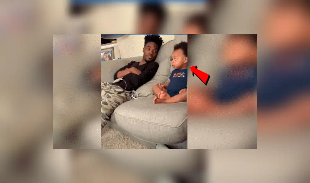 Facebook viral: Bebé asombra por fluida 'charla' con su padre [VIDEO]