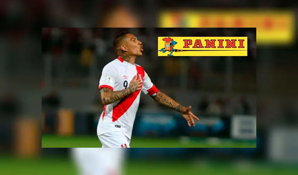 Paolo Guerrero: Panini da bienvenida al ‘Depredador’ con esta imagen 