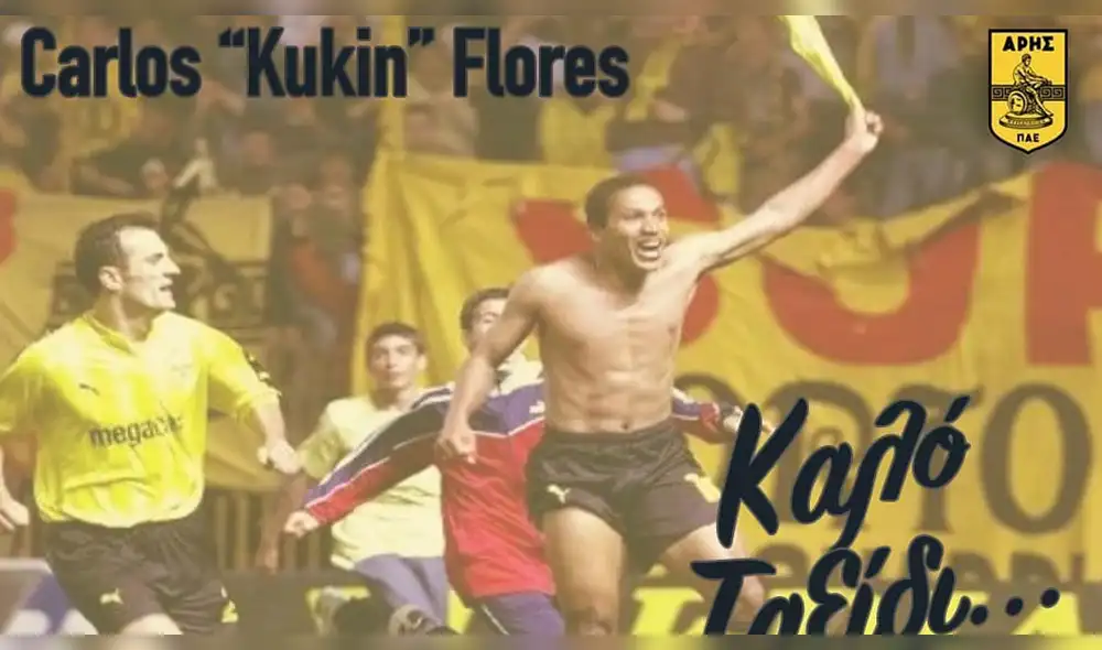 Desde Grecia despiden a Carlos ‘Kukín’ Flores con sentido mensaje [FOTO]
