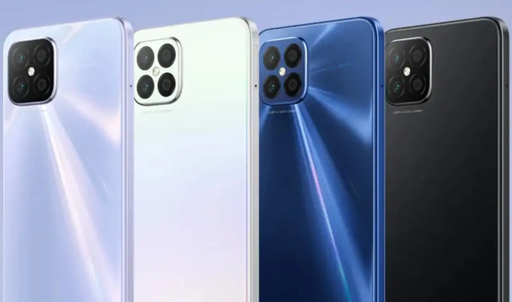 El Huawei Nova 8 SE tiene cuatro cámaras en la parte trasera. Foto: Huawei