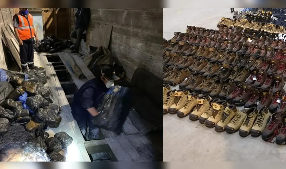 Mercadería de contrabando, consistente en zapatos, fue descubierta cuando pasaban control aduanero en Tomasiri.