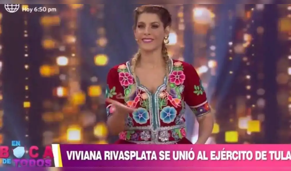 Viviana Rivasplata aparece con polleras y bailando huayno