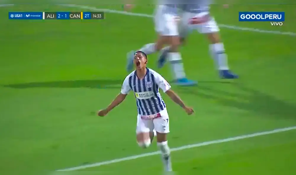Alianza Lima vs Cantolao: hat trick de Kevin Quevedo en el Estadio Alejandro Villanueva. Foto: Captura de video.