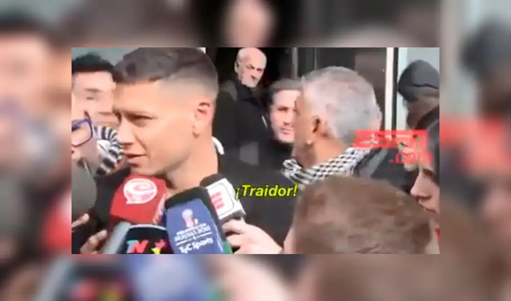 El incómodo momento que pasó jugador argentino en plena entrevista [VIDEO]