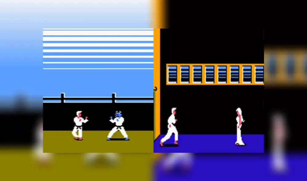 Desliza para ver los finales de Karateka, uno de los videojuegos más populares de la NES. Foto: Captura. Desliza para ver los finales de Karateka, uno de los videojuegos más populares de la NES. Foto: Captura.