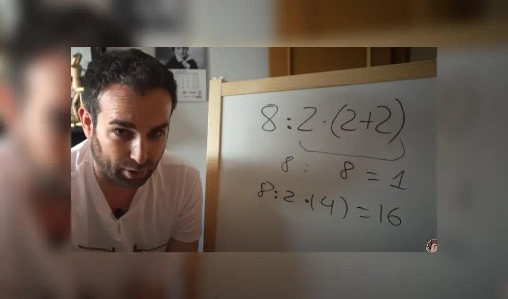 Desliza para conocer la respuesta correcta de esta operación que es tendencia en YouTube. Foto: Captura. Desliza para conocer la respuesta correcta de esta operación que es tendencia en YouTube. Foto: Captura.