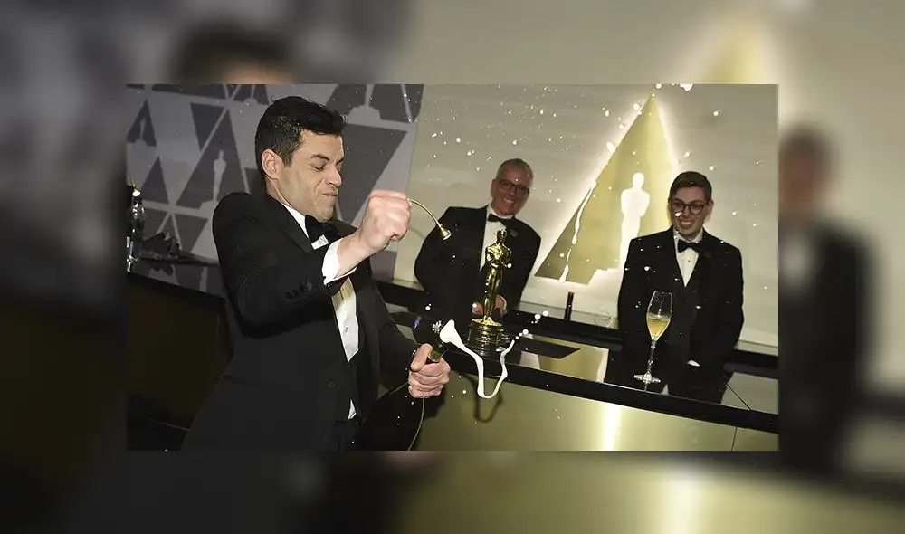 Rami Malek se resbaló tras ganar el Oscar por 'Bohemian Rhapsody' [VIDEO]