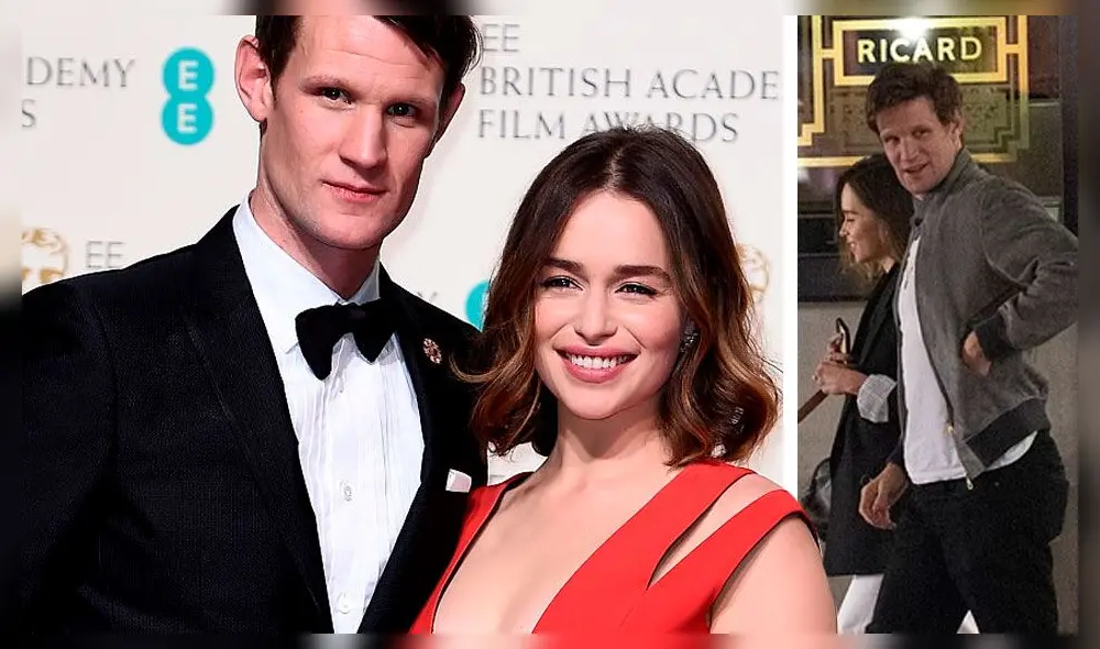 Emilia Clarke y Matt Smith captados en cita romántica. Crédito: DailyMail Emilia Clarke y Matt Smith captados en cita romántica. Crédito: DailyMail